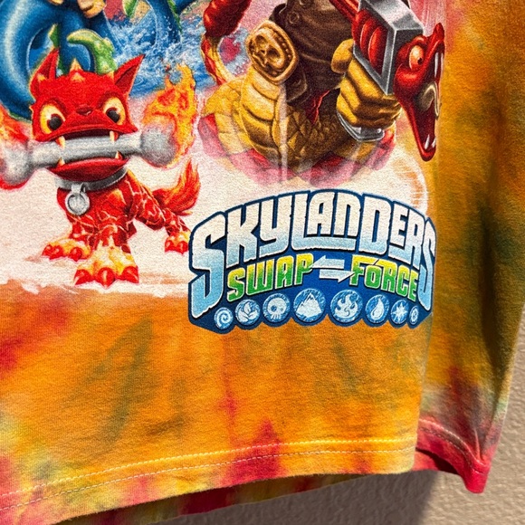 NWOT - Skylanders Swap Force Tie Dye Kids Medium Shirt - Picture 4 of 12